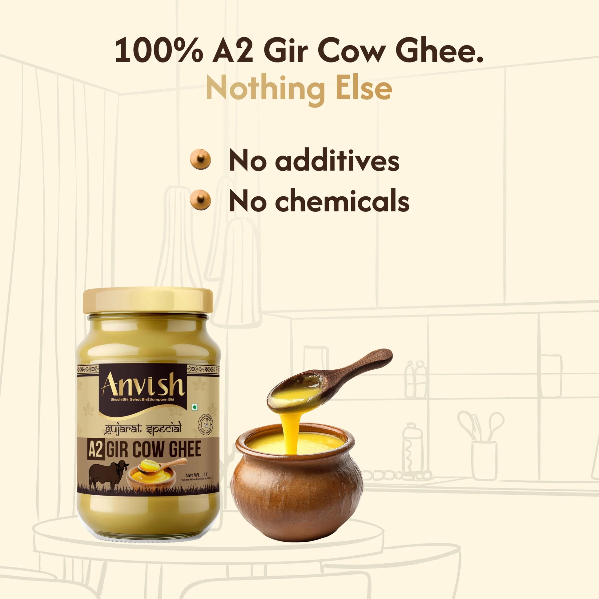 Pure A2 Gir Cow Ghee