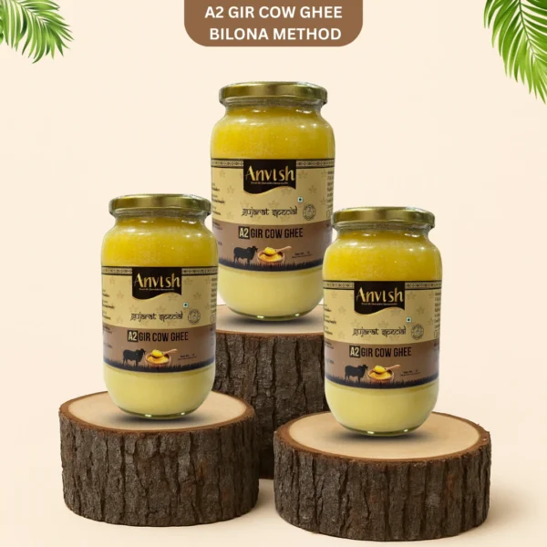Pure A2 Gir Cow Bilona Ghee from Anvish Foods